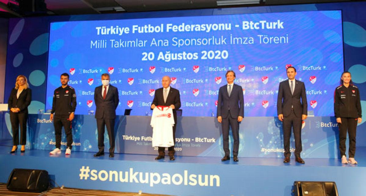 BtcTurk, Milli Futbol Takımlarının Ana Sponsoru Oldu