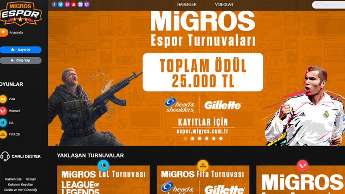 Migros, Toplamda 25.000 TL Ödüle Sahip E-Spor Turnuva Platformunu Yayınladı