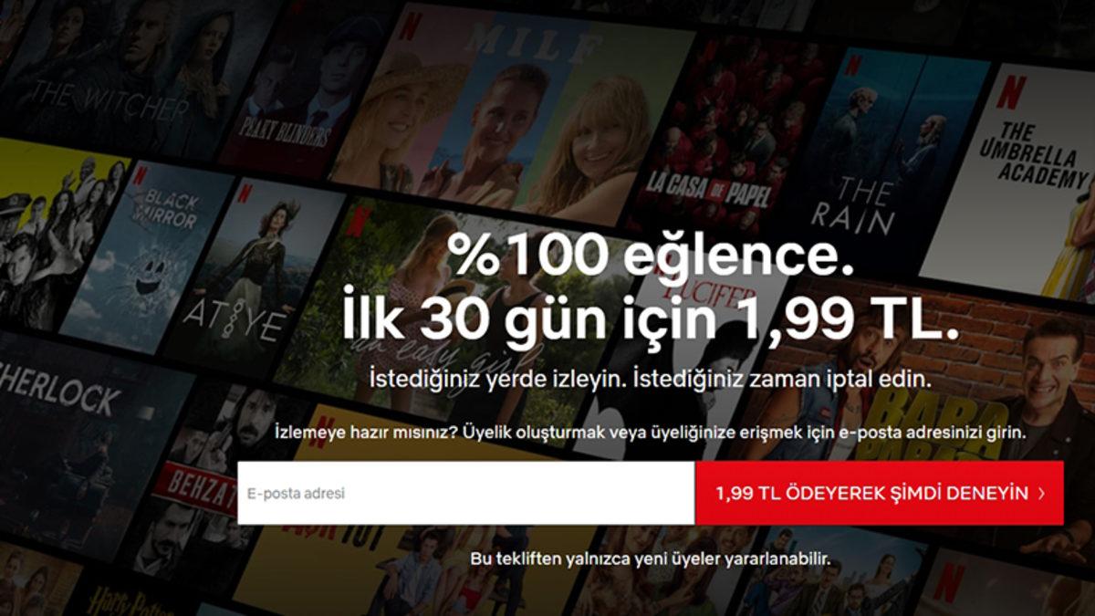 Netflix, Türkiye’de 30 Günlük Deneme Süresini Tekrar Açtı
