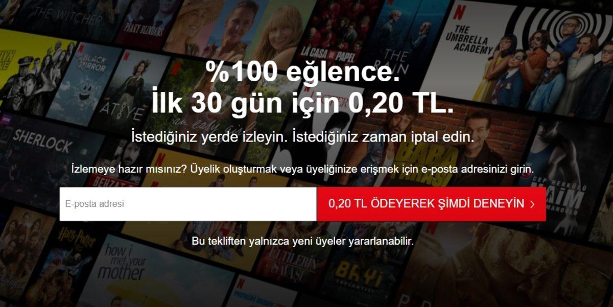 Netflix, Türkiye’de 30 Günlük Deneme Süresini Tekrar Açtı