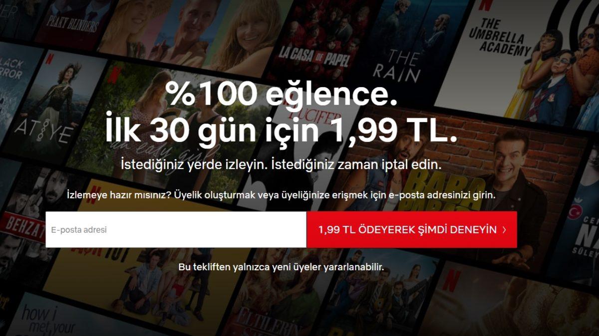 Netflix, Türkiye’de 30 Günlük Deneme Süresini Tekrar Açtı
