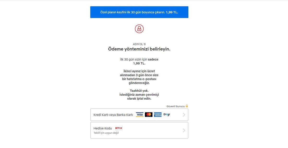 Netflix, Türkiye’de 30 Günlük Deneme Süresini Tekrar Açtı