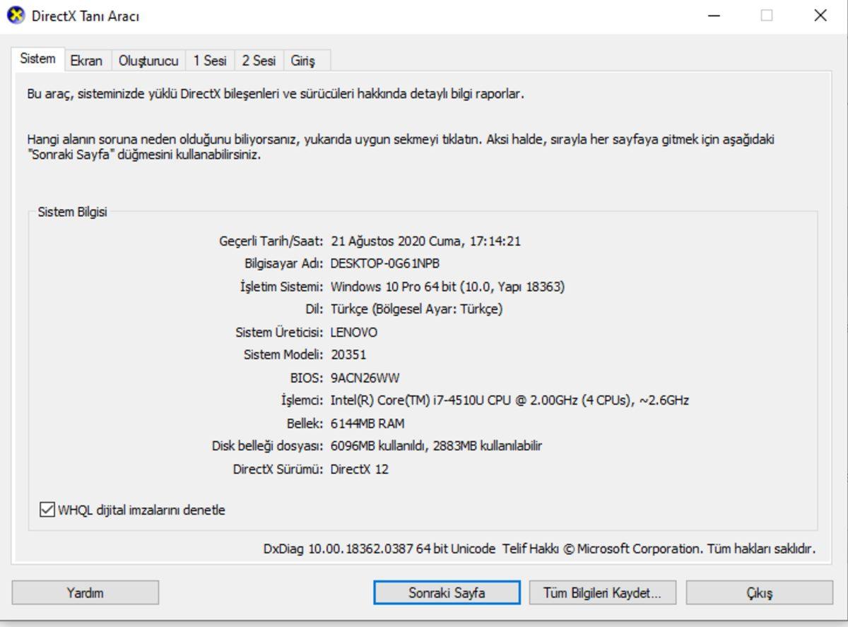 En Güncel DirectX Sürümü Nasıl Yüklenir?