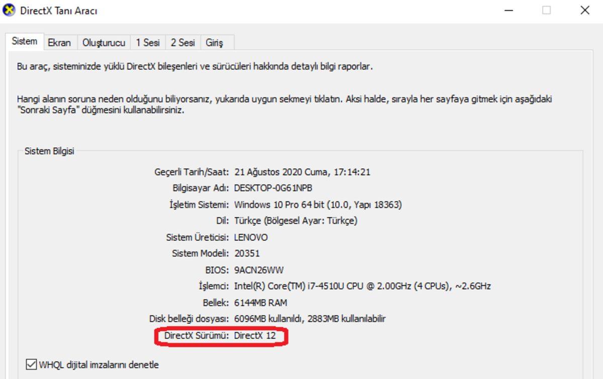 En Güncel DirectX Sürümü Nasıl Yüklenir?