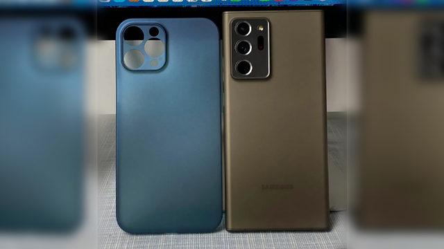 iPhone 12 Pro Max’in Boyutu, Galaxy Note20 UItra ile Karşılaştırıldı