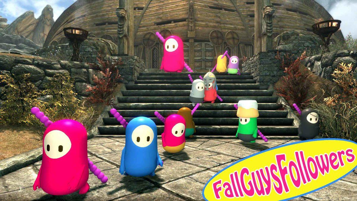 Skyrim ve Resident Evil 3 İçin Fall Guys Modları Yayınlandı (Fasulye İçerir)