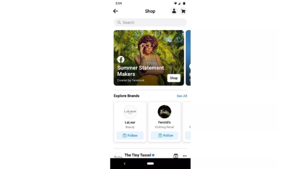 Facebook’a Instagram Benzeri Mağaza Özelliği Geliyor (Testler Başladı)