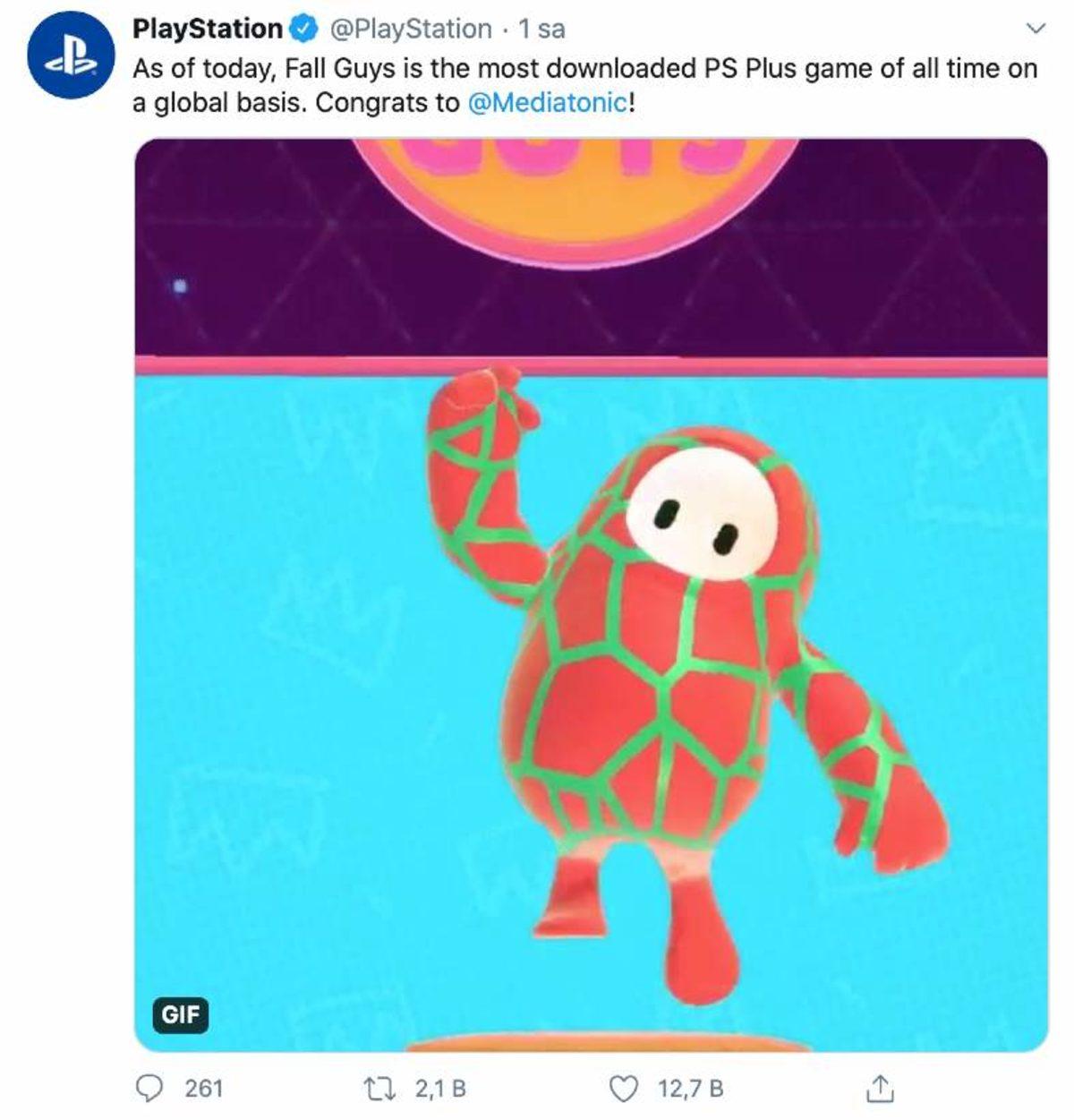 Geliştiricileri Bile Şaşkın: Fall Guys, PS Plus’ın En Çok İndirilen Oyunu Oldu