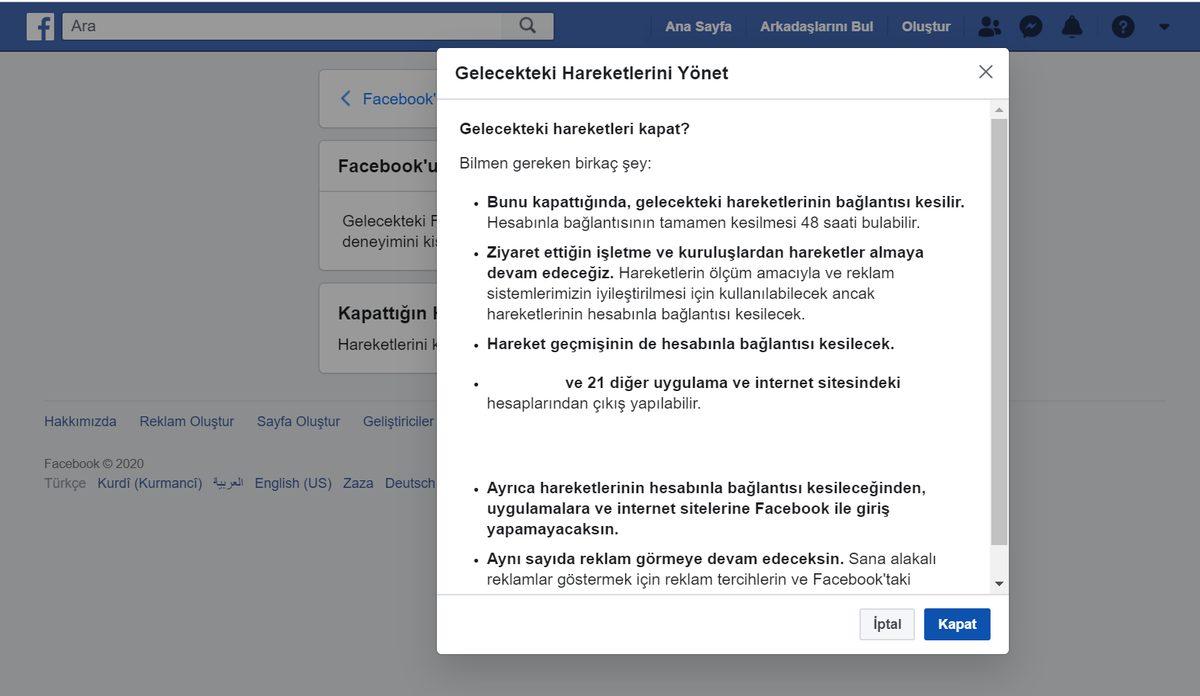 Facebook’un Sizi Takip Etmesini Nasıl Engellersiniz?