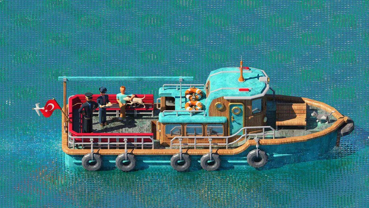 Bir Türk Sanatçının 8 Ayda Çizdiği Şahane Detaylara Sahip Havadan İstanbul Görüntüsü