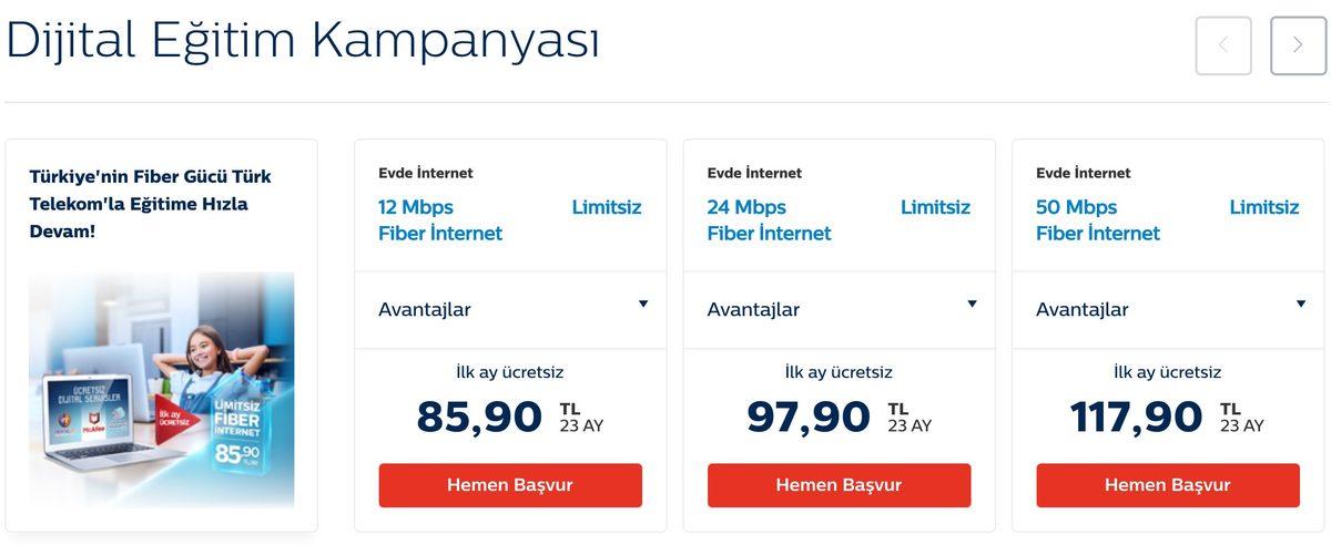 Türk Telekom, Dijital Servis Hediyeli Dijital Eğitim Kampanyası Başlattı