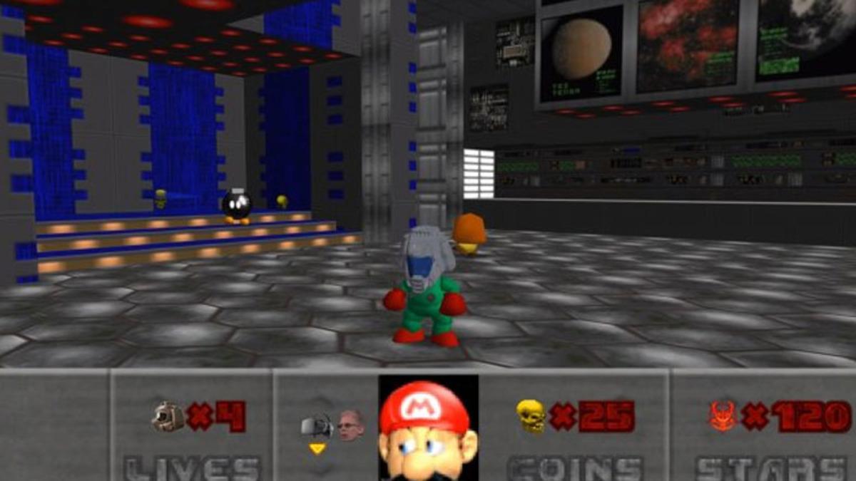 Super Mario 64 ve DOOM Dünyasını Birleştiren Bir Mod Geliştirildi (Video)