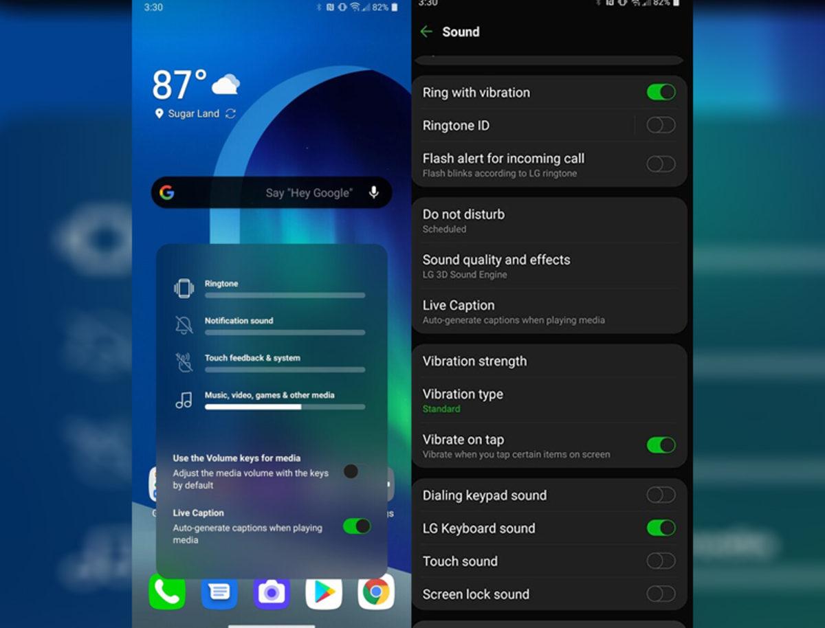 LG Velvet’in Otomatik Medya Altyazıları İçin Google Live Caption’ı Desteklediği Ortaya Çıktı