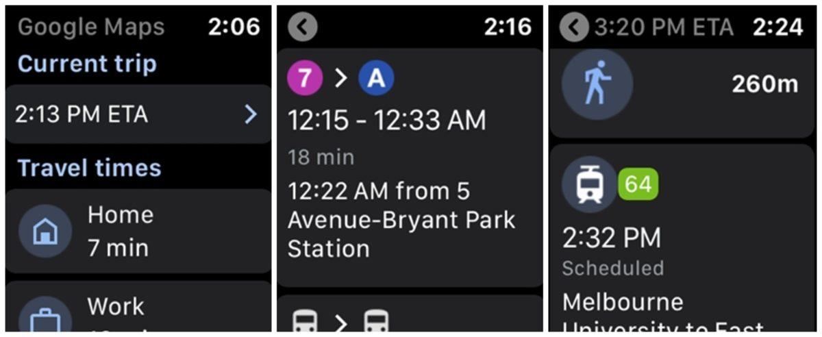 Google Haritalar, 3 Yıl Aradan Sonra Apple Watch’a Geri Döndü