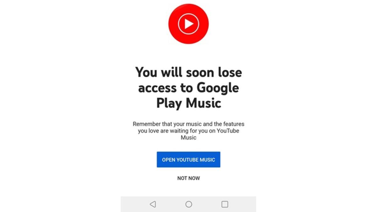 Google, Play Music’in Yerini YouTube Music ile Doldurmaya Başladı