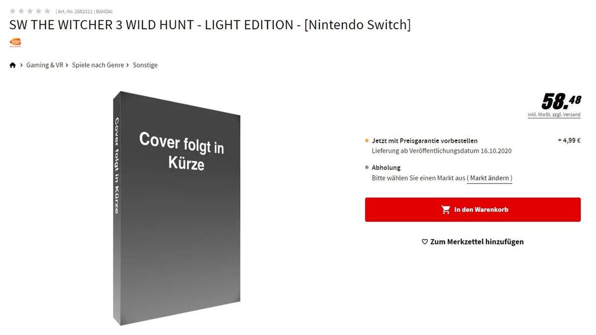 Nintendo Switch İçin Geliştirilen Yeni Bir The Witcher 3: Wild Hunt Sürümü Ortaya Çıktı