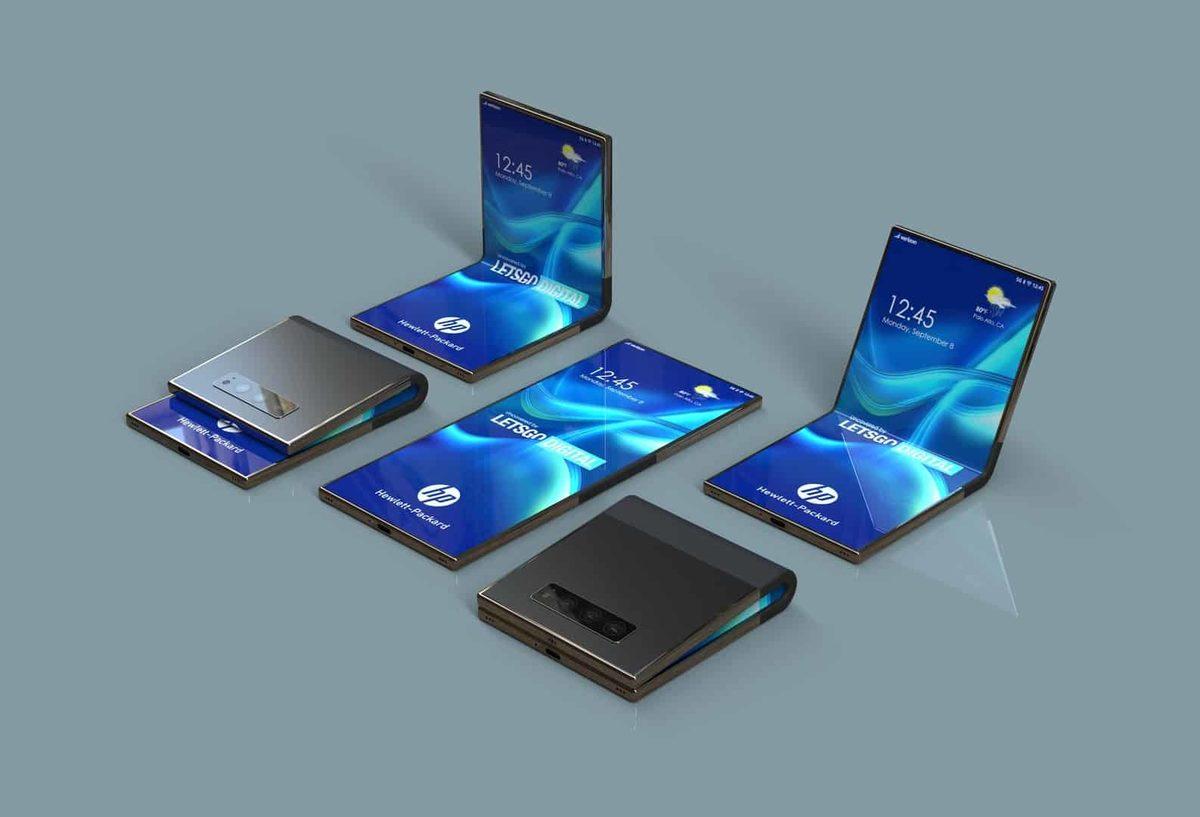HP’nin Samsung Galaxy Z Flip Benzeri Katlanabilir Telefon Patenti Ortaya Çıktı