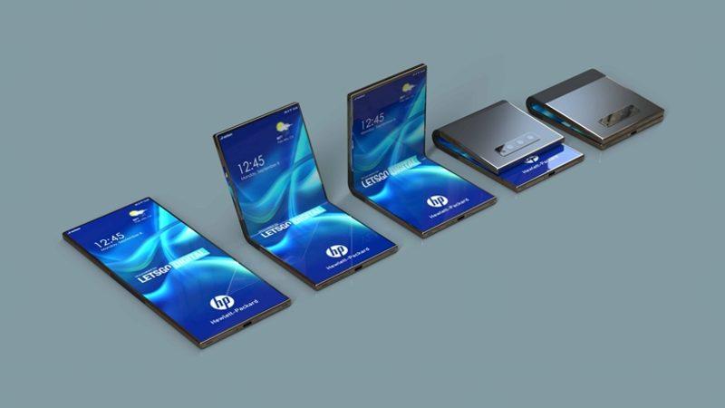 HP’nin Samsung Galaxy Z Flip Benzeri Katlanabilir Telefon Patenti Ortaya Çıktı