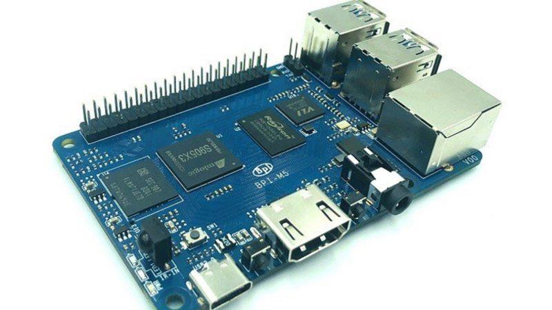 Android ve Linux Destekli Tek Kart Bilgisayar Banana Pi BPI-M5 Duyuruldu