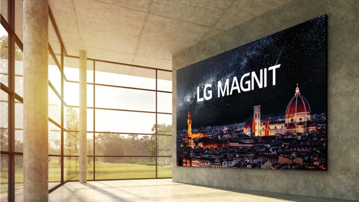 LG, 163 İnçlik 4K microLED TV’si LG Magnit’i Tanıttı
