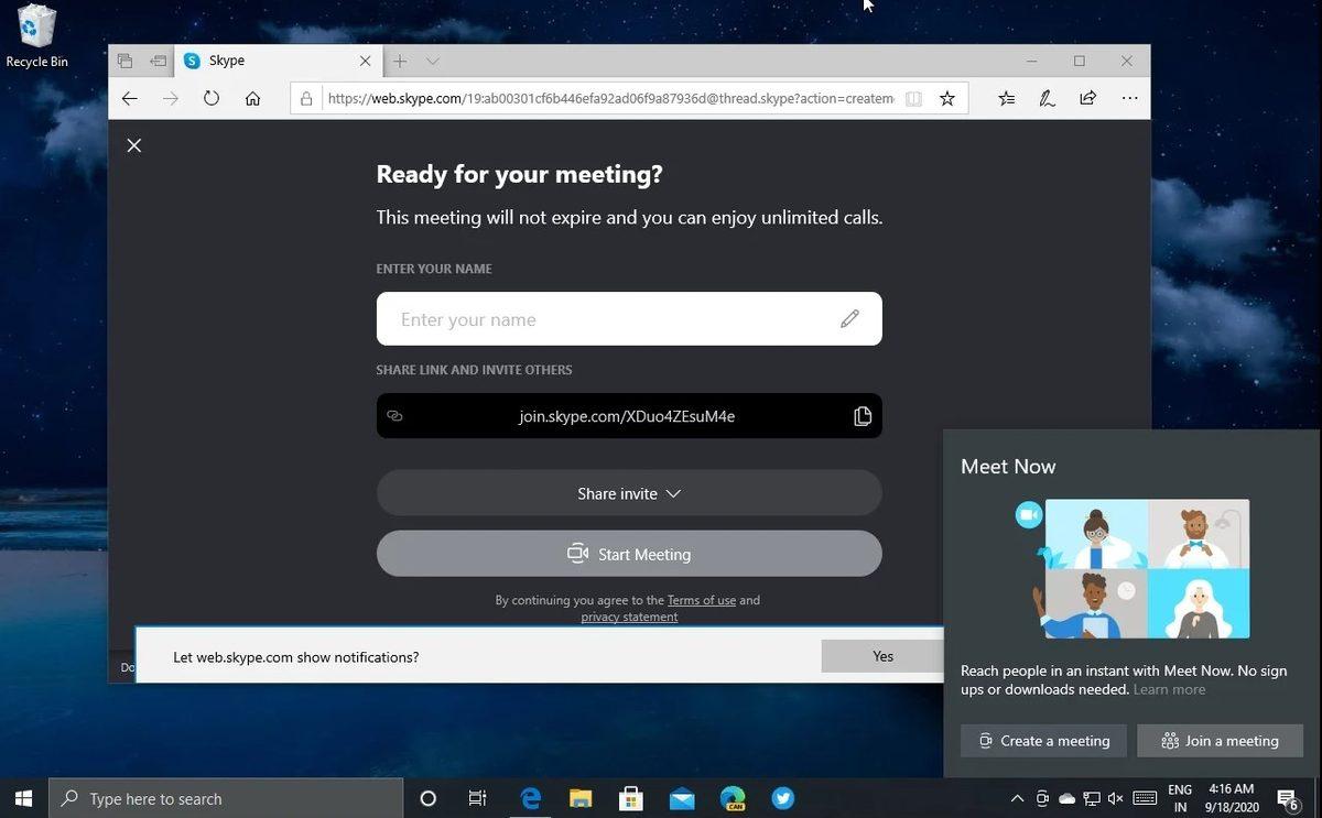Windows 10’un Zoom’a Rakip Olacak Yeni Özelliği: Meet Now