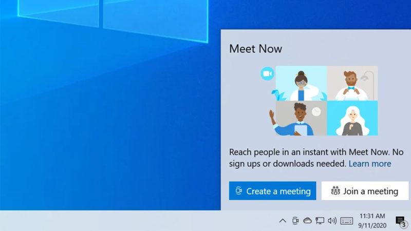 Windows 10’un Zoom’a Rakip Olacak Yeni Özelliği: Meet Now