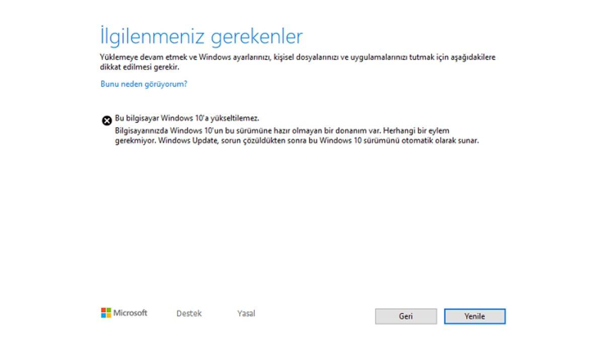 Yaygın Şekilde Görülen Windows 10 Güncelleme Sorunları ve Çözümleri