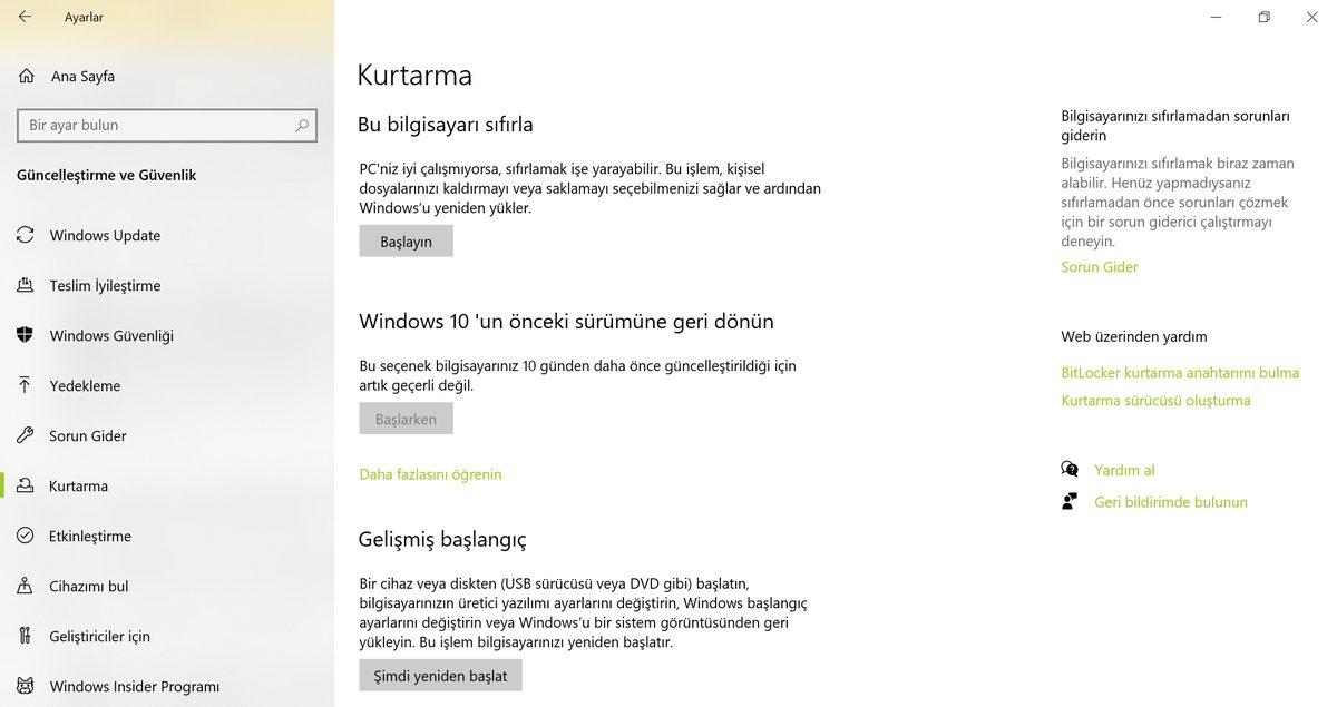 Yaygın Şekilde Görülen Windows 10 Güncelleme Sorunları ve Çözümleri