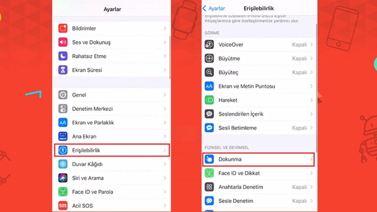 iPhone’un Arkasına Dokunarak Nasıl Ekran Görüntüsü Alınır?