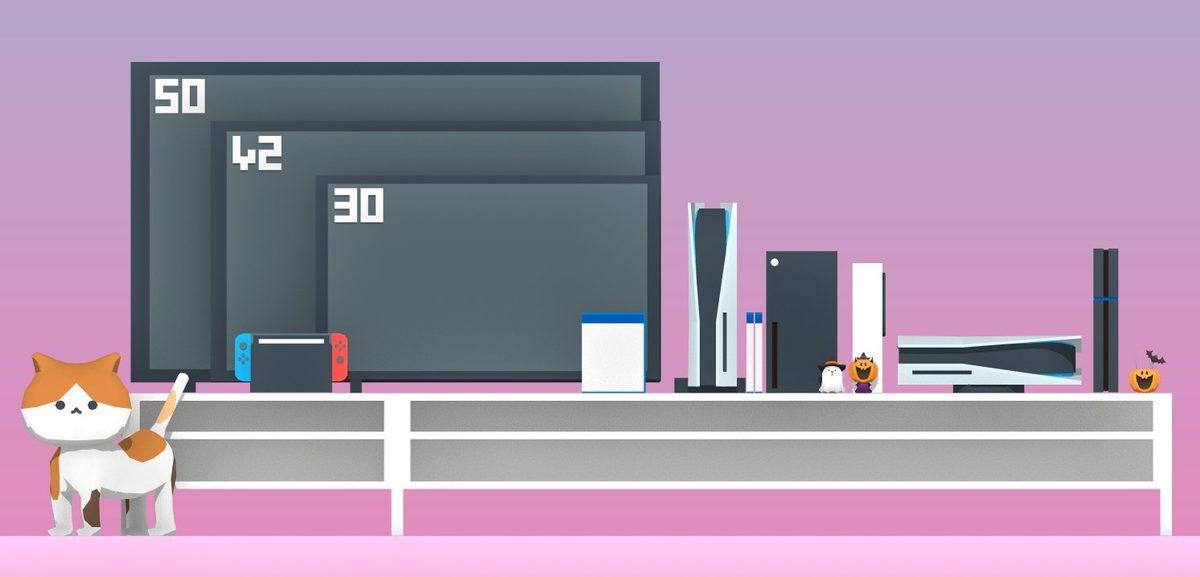 PS5’in Evin İçinde Ne Kadar Alan Kaplayacağını Gösteren İllüstrasyon Çalışmaları