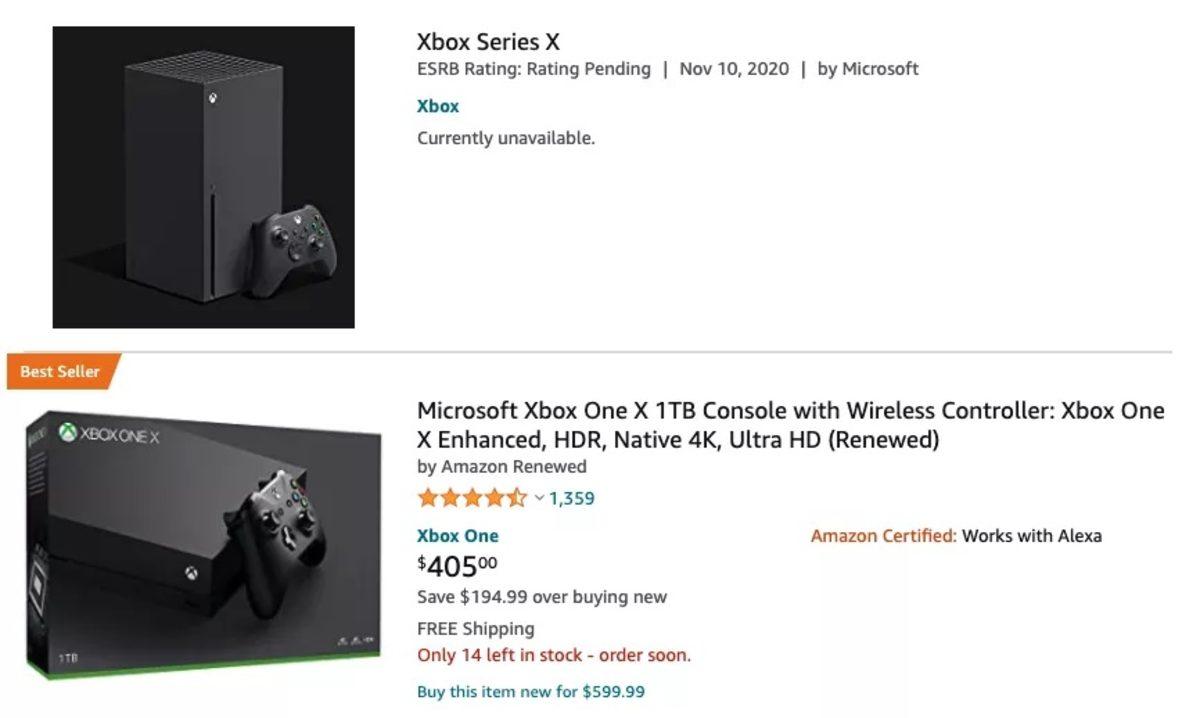 Oyuncular, Xbox Series X Yerine Yanlışlıkla Xbox One X’i Satın Aldılar