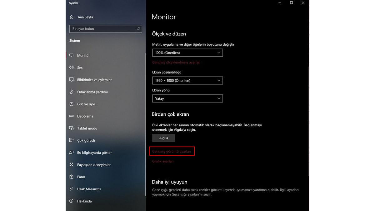 Windows 10’da Ekran Çözünürlüğü Nasıl Değiştirilir?