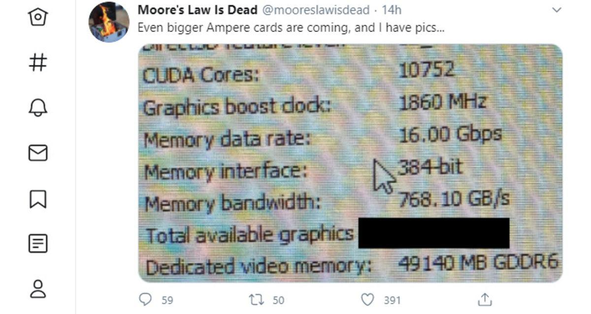 NVIDIA’nın Quadro RTX A6000 Ampere Kartı Ortaya Çıktı