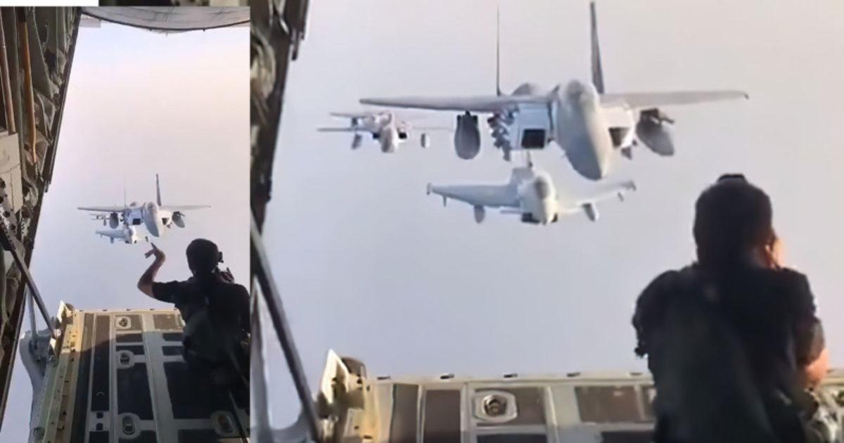 Savaş Uçaklarının Binlerce Metre Yükseklikteki Muazzam Görüntüleri (Video)