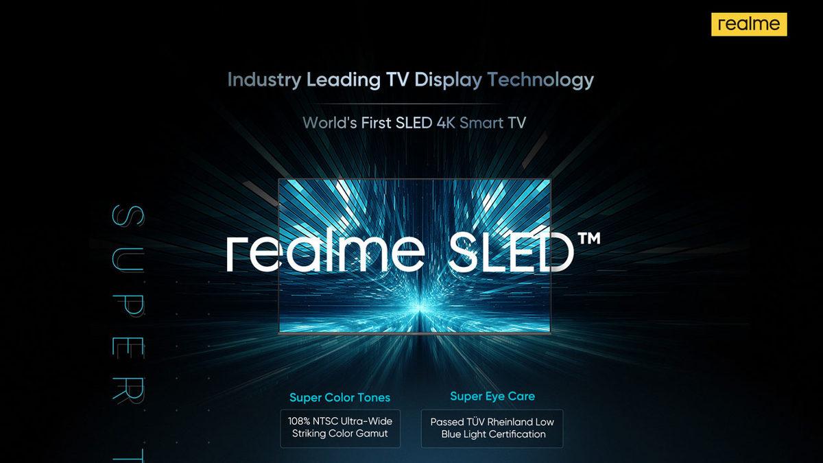 Realme, Dünyanın İlk SLED Teknolojili Televizyonunu Tanıttı
