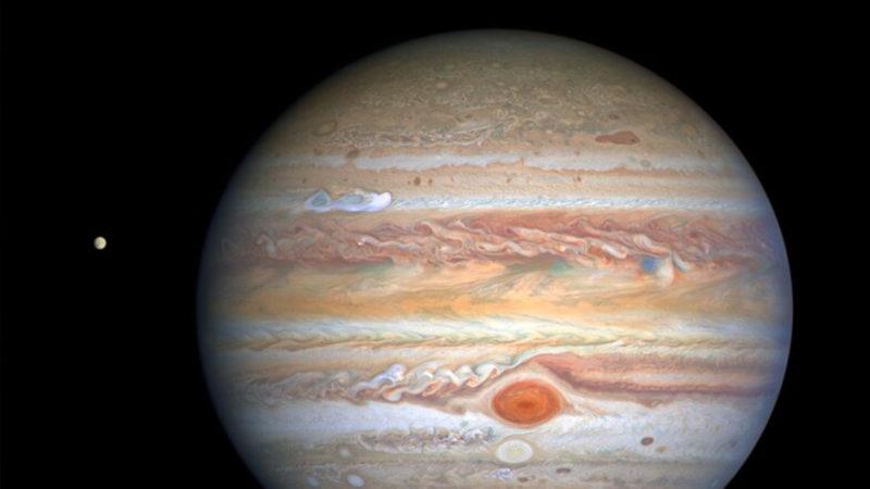 Hubble, Jüpiter’de Yeni Oluşan Devasa Fırtına Görüntülerini Yakaladı