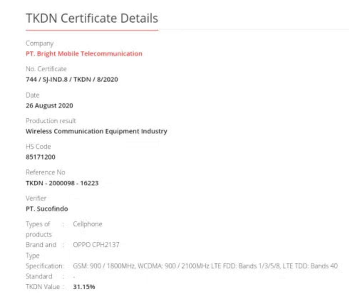 OPPO’nun Yeni Akıllı Telefonu A33, Üç Farklı Sertifikasyon Sitesinde Ortaya Çıktı