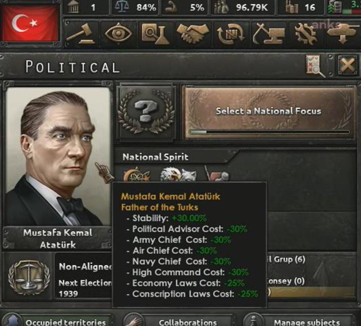 Strateji Oyunu Hearts of Iron IV’e Atatürk ve Türkiye Eklenecek: Güncelleme Tarihi Açıklandı