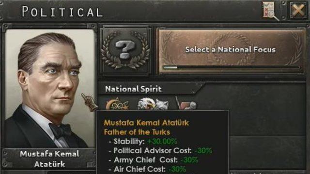 Strateji Oyunu Hearts of Iron IV’e Atatürk ve Türkiye Eklenecek: Güncelleme Tarihi Açıklandı