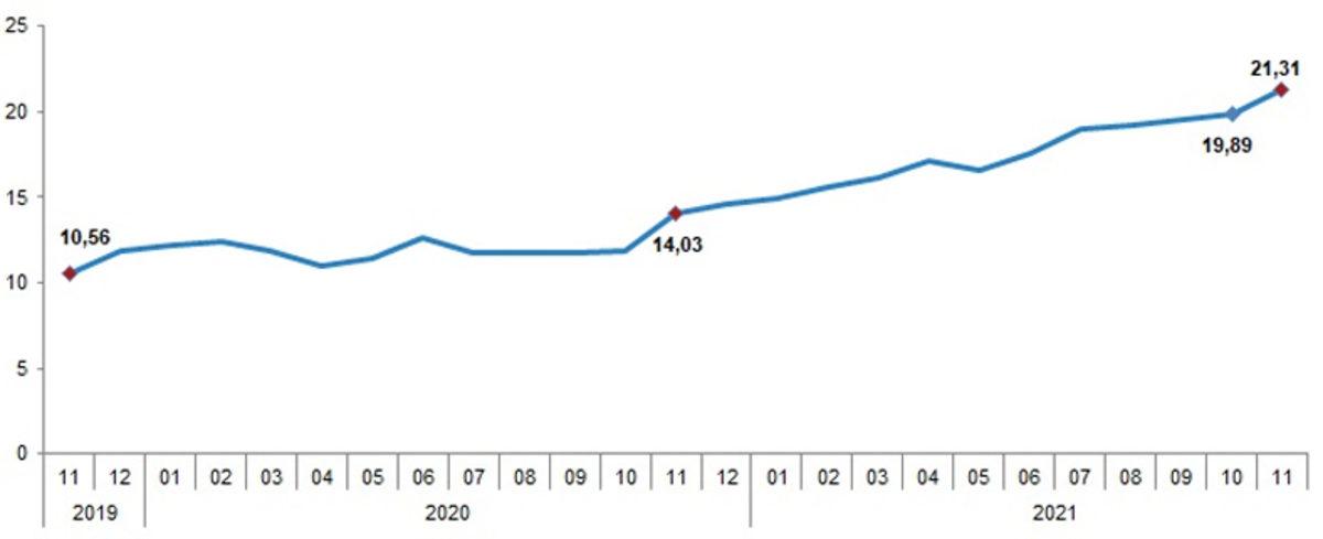 Kasım Ayı Enflasyon Oranı Açıklandı: İşte Fiyatı En Çok Artan ve Azalan Ürünler