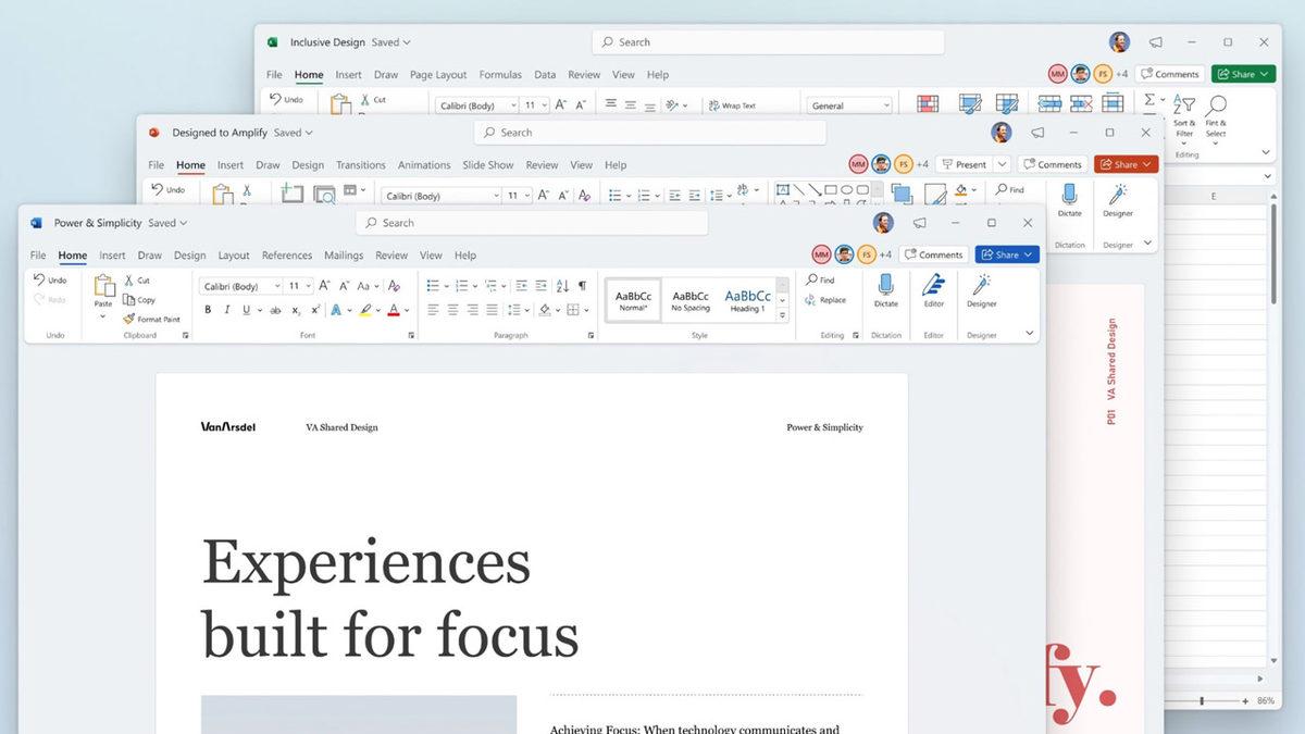 Microsoft Office Tasarımı Yenilendi: İşte Yeni Tasarımdan Ekran Görüntüleri