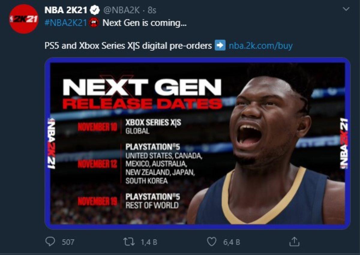 NBA 2K21’in PS5 ve Xbox Series X Çıkış Tarihi Açıklandı