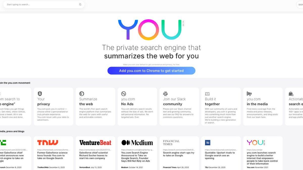 Yeni Arama Motoru You, Google’ı Tahtından Edebilir mi?