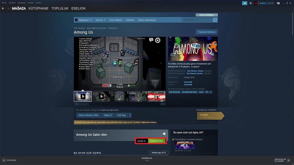 Among Us Nasıl İndilirir? [Steam, Android, iOS]