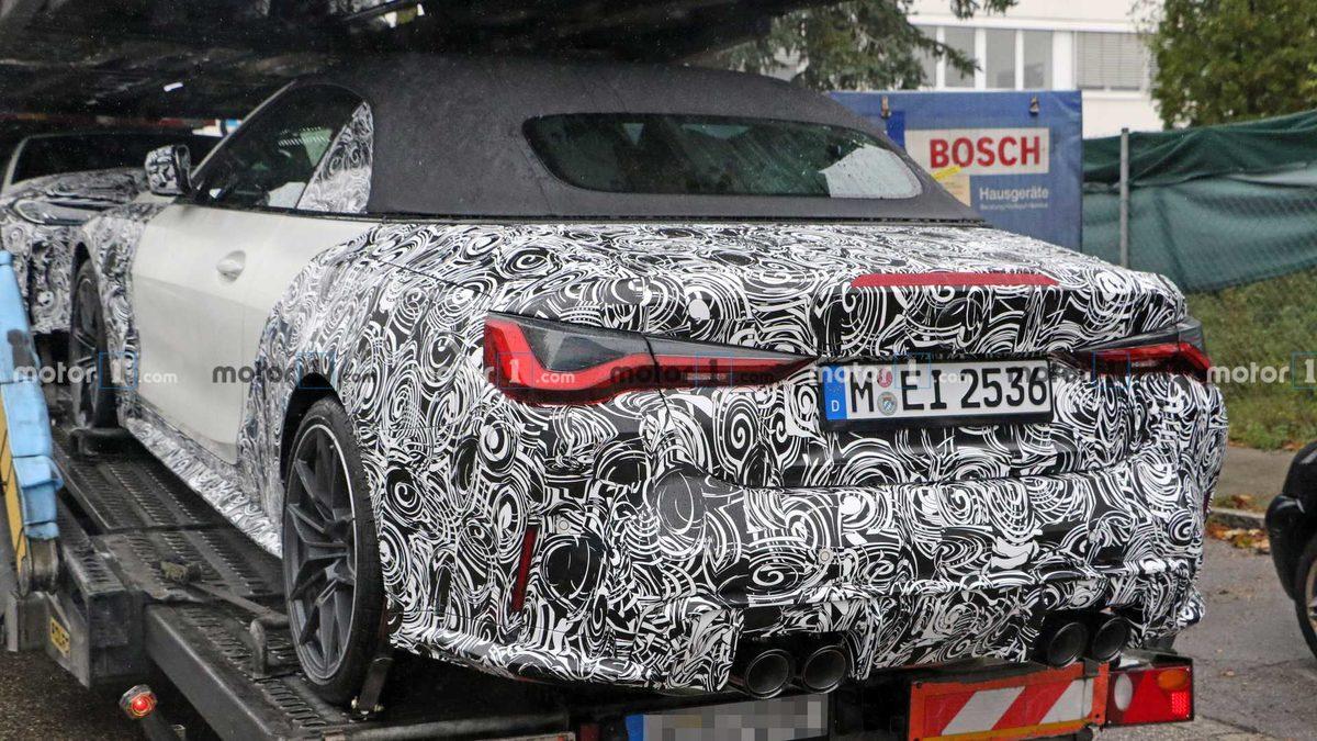 2021 BMW M4 Convertible, Kamuflajlı Şekilde Görüntülendi