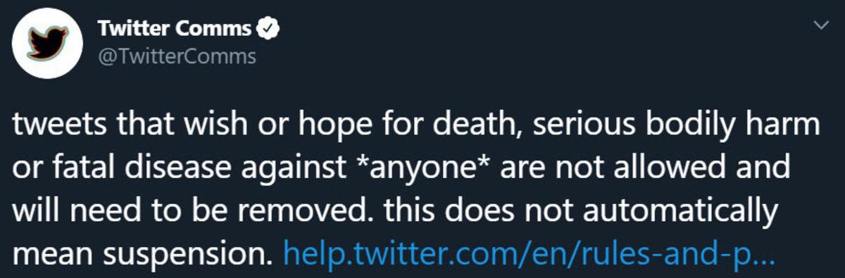 Twitter, Trump’ın COVID-19 Nedeniyle Ölmesini Dileyen Tweetleri Yasaklayacağını Açıkladı