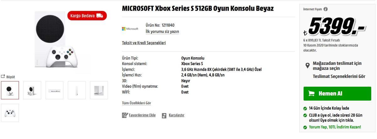 Xbox Series X ve Xbox Series S, Türkiye’de Ön Siparişe Açıldı