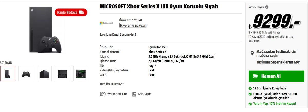Xbox Series X ve Xbox Series S, Türkiye’de Ön Siparişe Açıldı