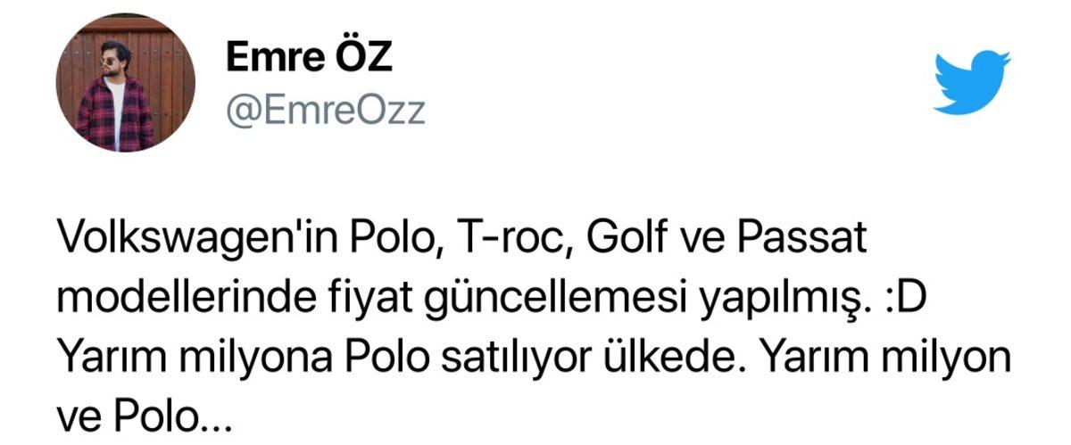 Volkswagen Otomobillere Gelen Astronomik Zam Sosyal Medyayı Ayağa Kaldırdı: “500 Bine Polo mu Olur?”