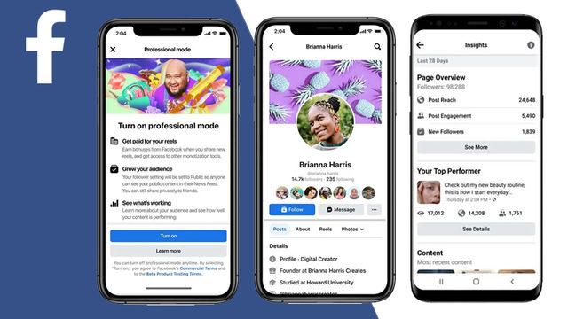 Instagram’ın Sevilen ’Profesyonel Hesap’ Özelliği, Facebook’a da Geliyor